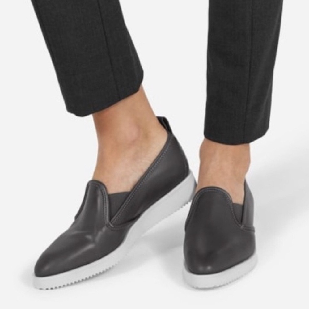 Everlane Leather Point Toe Loafers